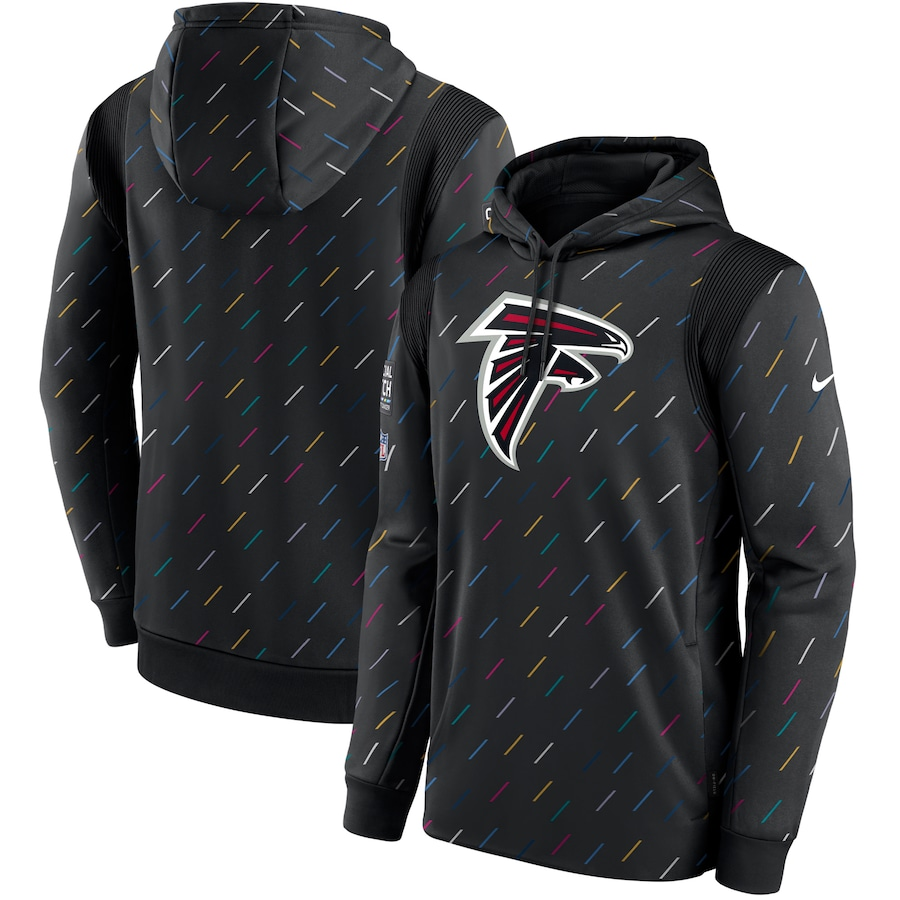 Women NFL Atlanta Falcons 2025 Nike black hoodie